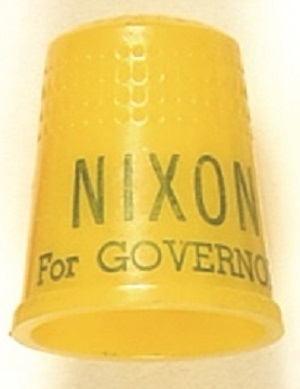 Nixon for Governor Thimble