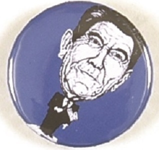 Reagan Scarce Memorial Caricature Pin