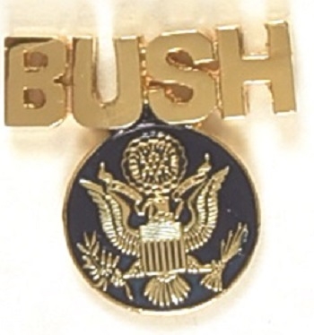 Bush Eagle 1988 Enamel Pin