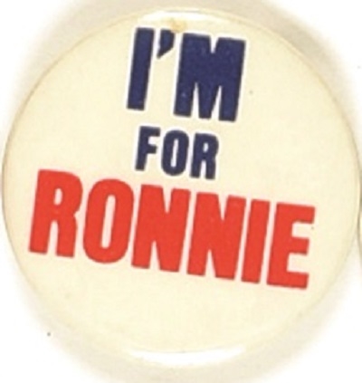 Reagan, Im for Ronnie