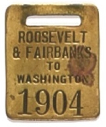 Roosevelt, Fairbanks 1904 Fob