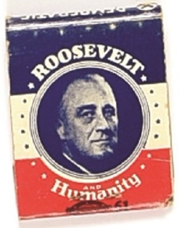 Roosevelt Humanity Matchbook