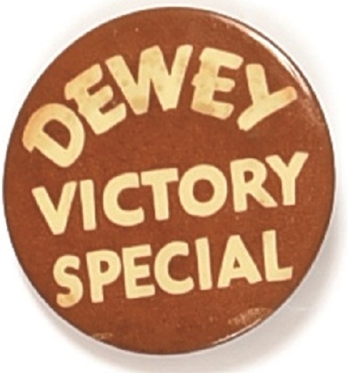 Dewey Brown Victory Special Celluloid