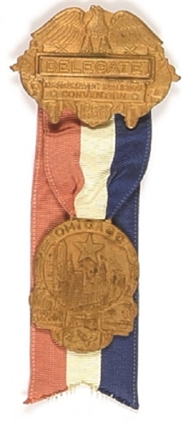 Stevenson 1952 Convention Delegate Badge