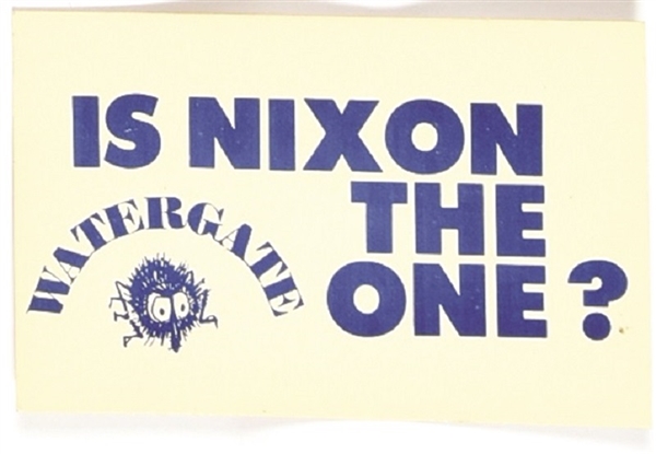 Watergate is Nixon the One Postcard