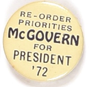 McGovern Reorder Priorities