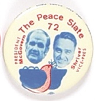 McGovern, Shriver the Peace Slate