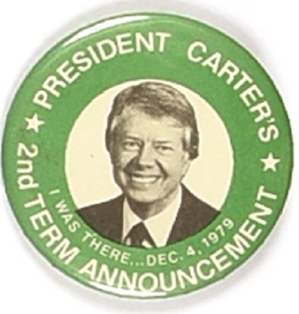 President Carter 1979 Announcement