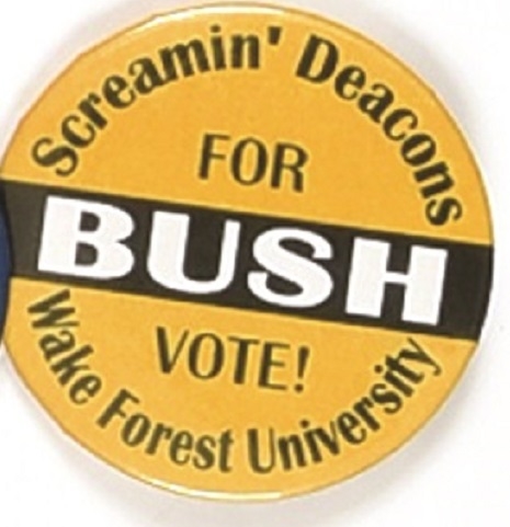 Bush Wake Forest Screamin Deacons