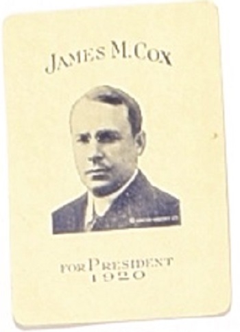 James Cox Telbax Card