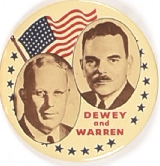 Dewey, Warren Large Flag Jugate