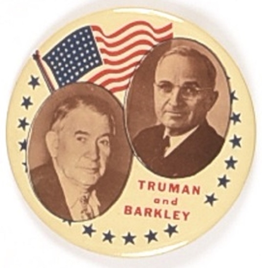 Truman, Barkley Large Flag Jugate
