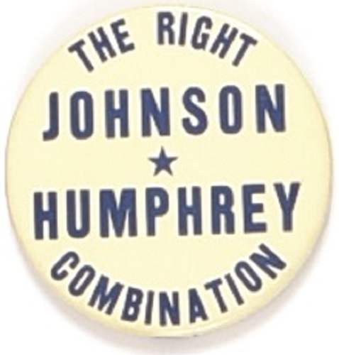 Johnson and Humphrey the Right Combination