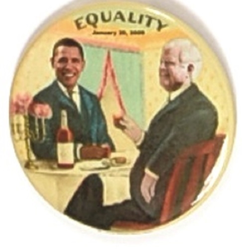 Obama, Ted Kennedy Equality 3 Inch Version
