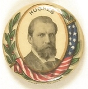 Hughes Laurel and Flag Celluloid