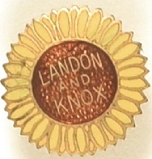 Landon Enamel Sunflower Stud