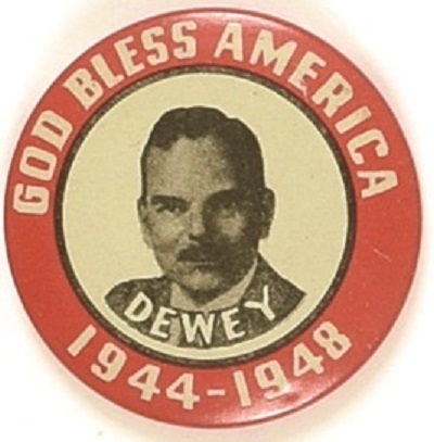 Dewey God Bless America Black Photo