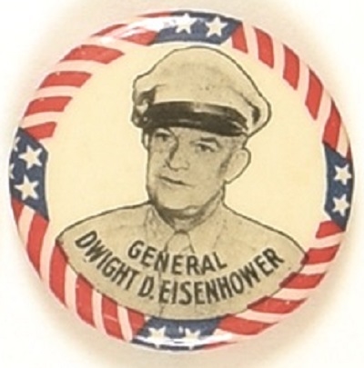 Eisenhower Stars and Stripes, White Background
