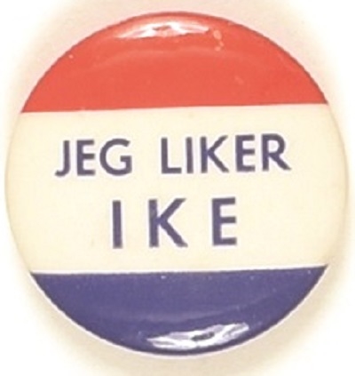 I Like Ike Swedish Language Pin