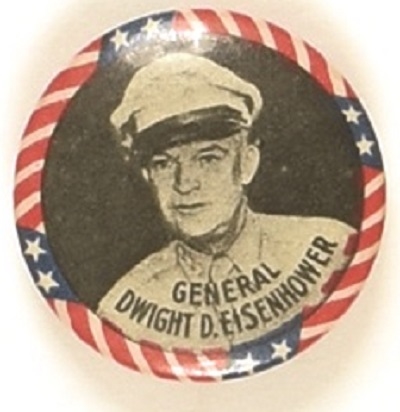 Eisenhower Stars and Stripes, Gray Background