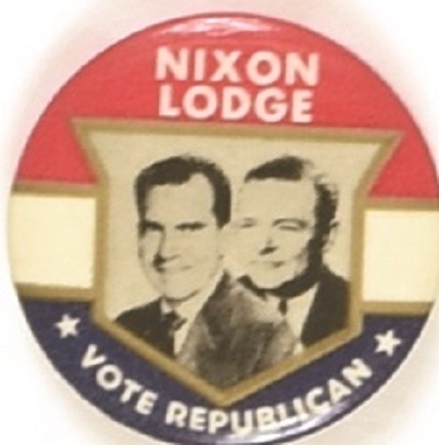 Nixon, Lodge Vote Republican Shield Jugate