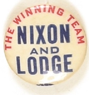 Nixon and Lodge the Winning Team