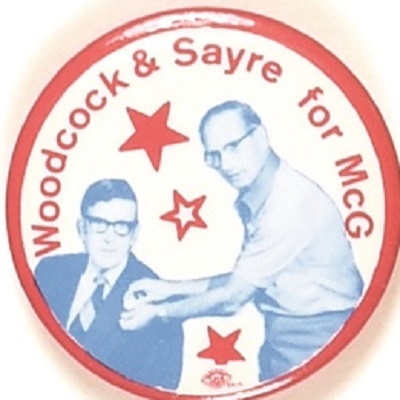 Woodcock and Sayre for McGovern