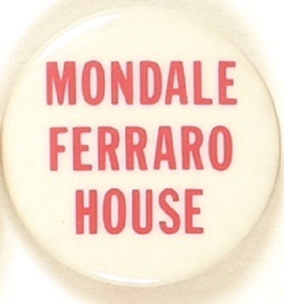 Mondale, Ferraro, House Connecticut Coattail