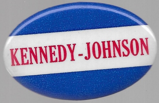 Kennedy, Johnson Oval Celluloid