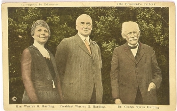 Harding Family Postcard