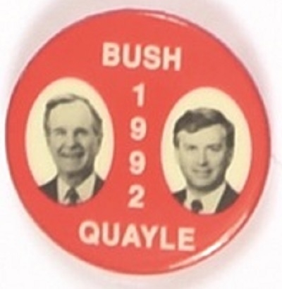 Bush, Quayle Red Jugate