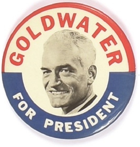 Goldwater for President 3 1/2 Inch Celluloid