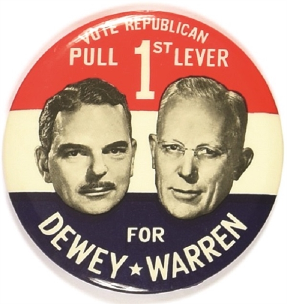 Dewey, Warren Pull 1st Lever Large Jugate