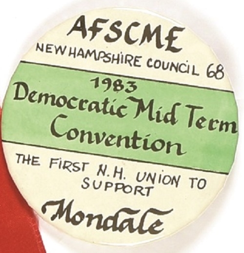 AFSCME First New Hampshire Union to Support Walter Mondale