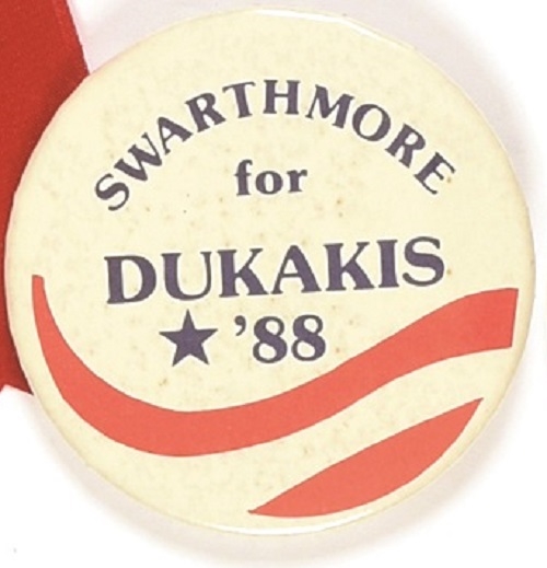 Swarthmore for Dukakis ’88