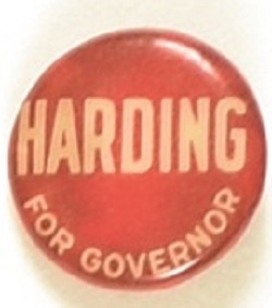 Harding for Governor Ohio Celluloid