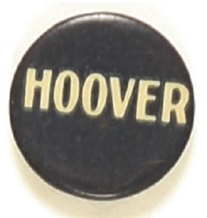 Hoover Blue and White Celluloid