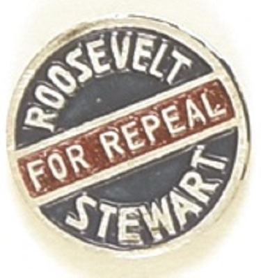 Roosevelt, Stewart for Repeal New Jersey