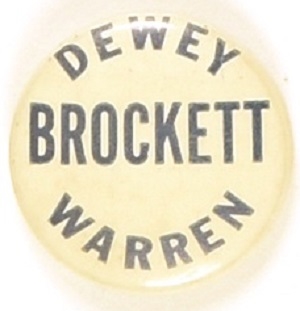 Dewey, Warren, Brockett Arizona Coattail