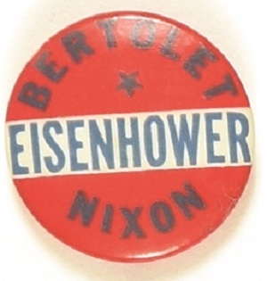 Eisenhower, Nixon, Bertolet Pennsylvania Coattail