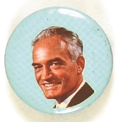 Goldwater Blue Background Celluloid