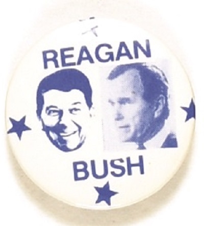 Reagan, Bush Blue and White Jugate