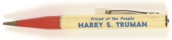 Harry Truman Friend of the People Mechanical Pencil