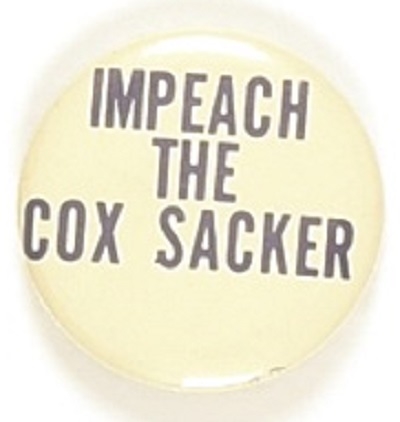 Anti Nixon Impeach the Cox Sacker