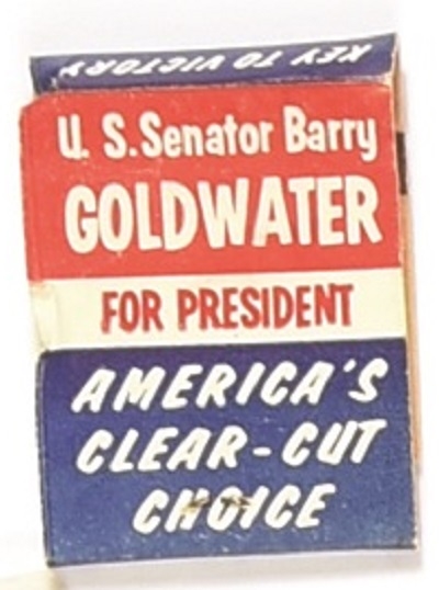 Goldwater Clear Cut Choice Matchbook