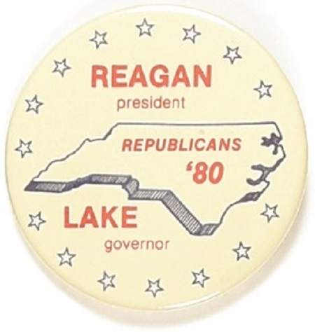 Reagan, Lake North Carolina Coattail