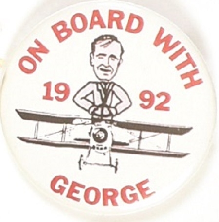 On Board With George Bush Tinted Image