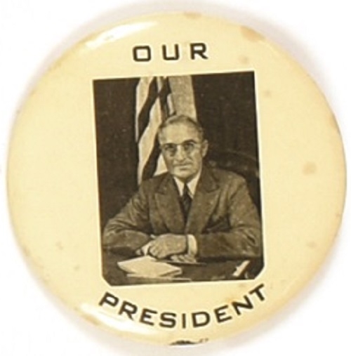 Harry Truman at His Desk Celluloid
