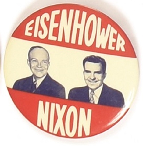 Eisenhower, Nixon Red, White and Blue Jugate