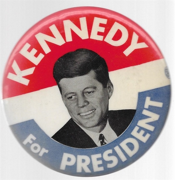 Kennedy for President Large Celluloid